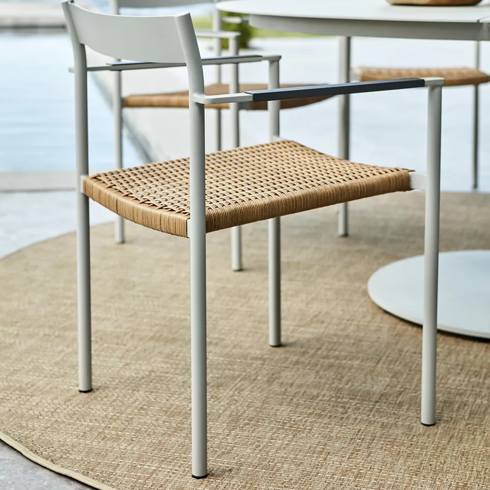 DK armchair light grey