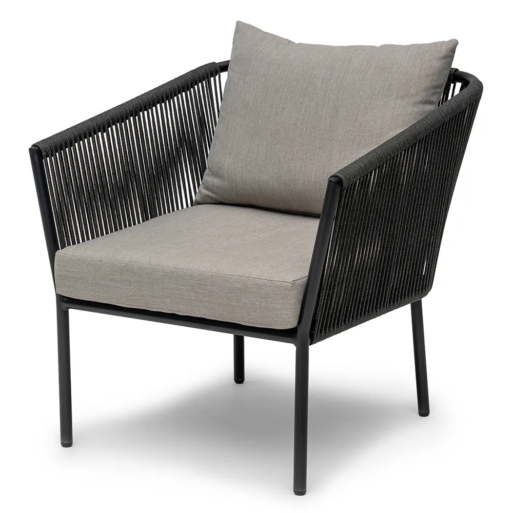 Lersund Armchair Black/Gray