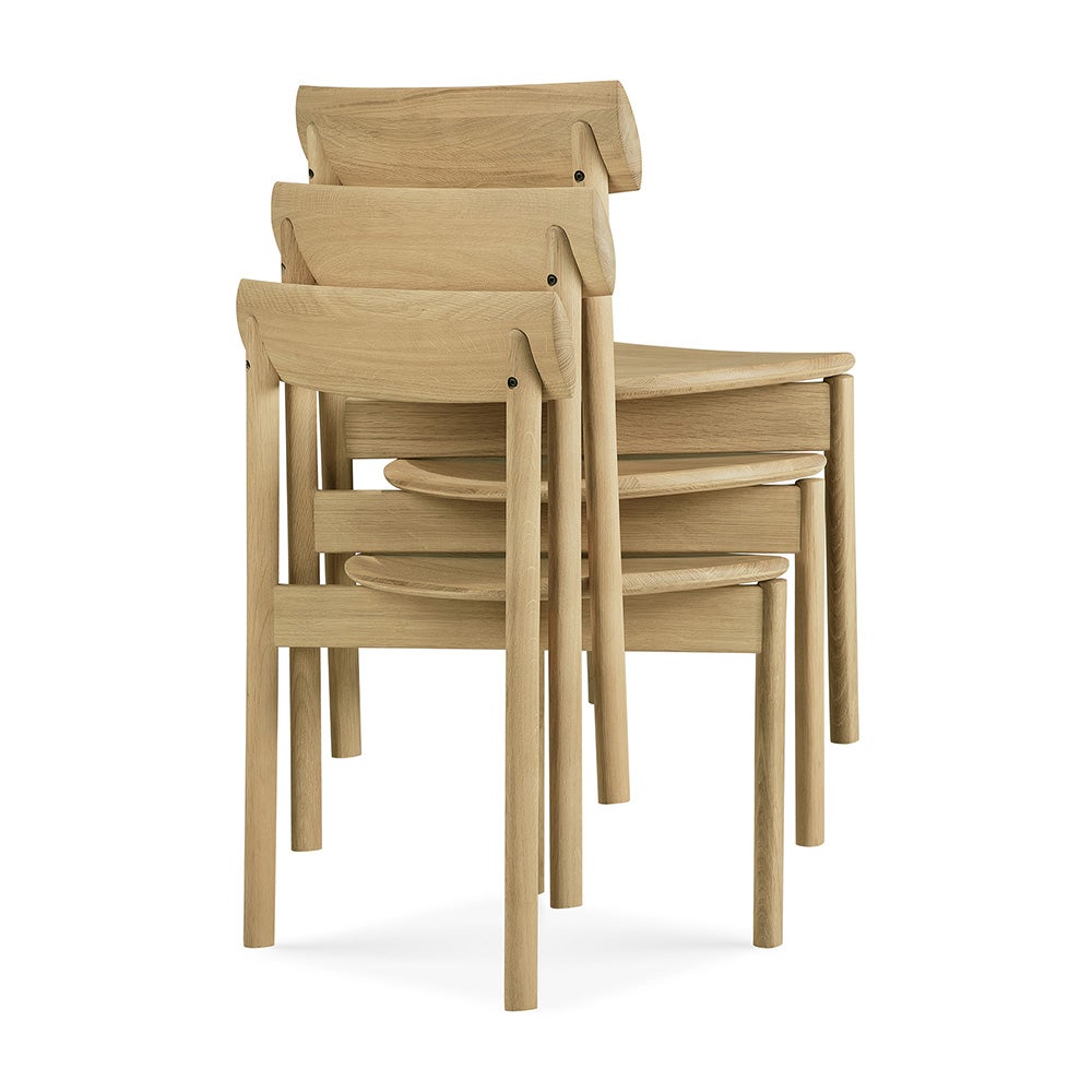 Risu Dining Chair Lacquered Oak