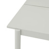 Linear Steel Dining table 220x90 cm Grey 