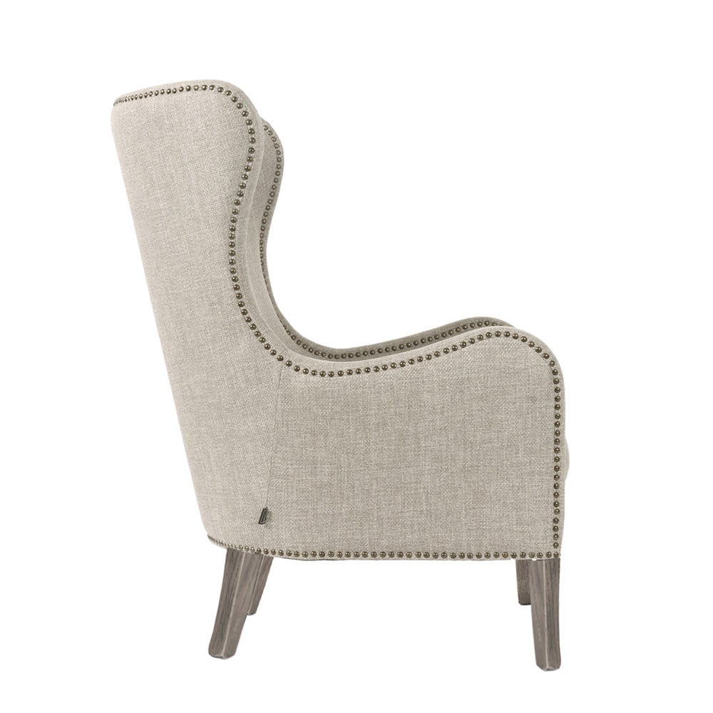 Mischa fabric armchair-Sway Natural