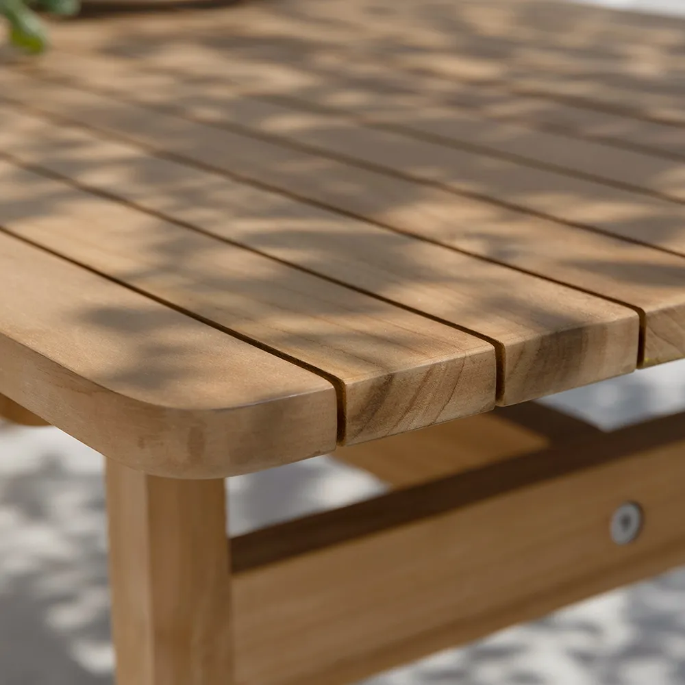 Tobias teak table 205x91 cm