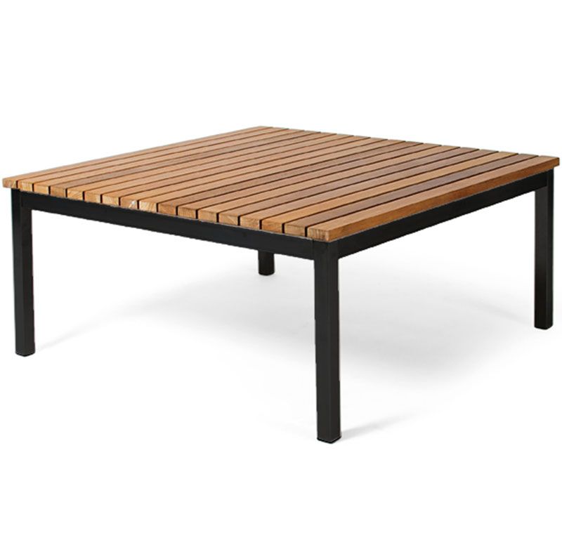 Häringe Coffee Table 85X85Cm Black / Teak