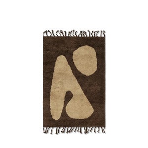 Wool Rug Abstract 80x120 cm