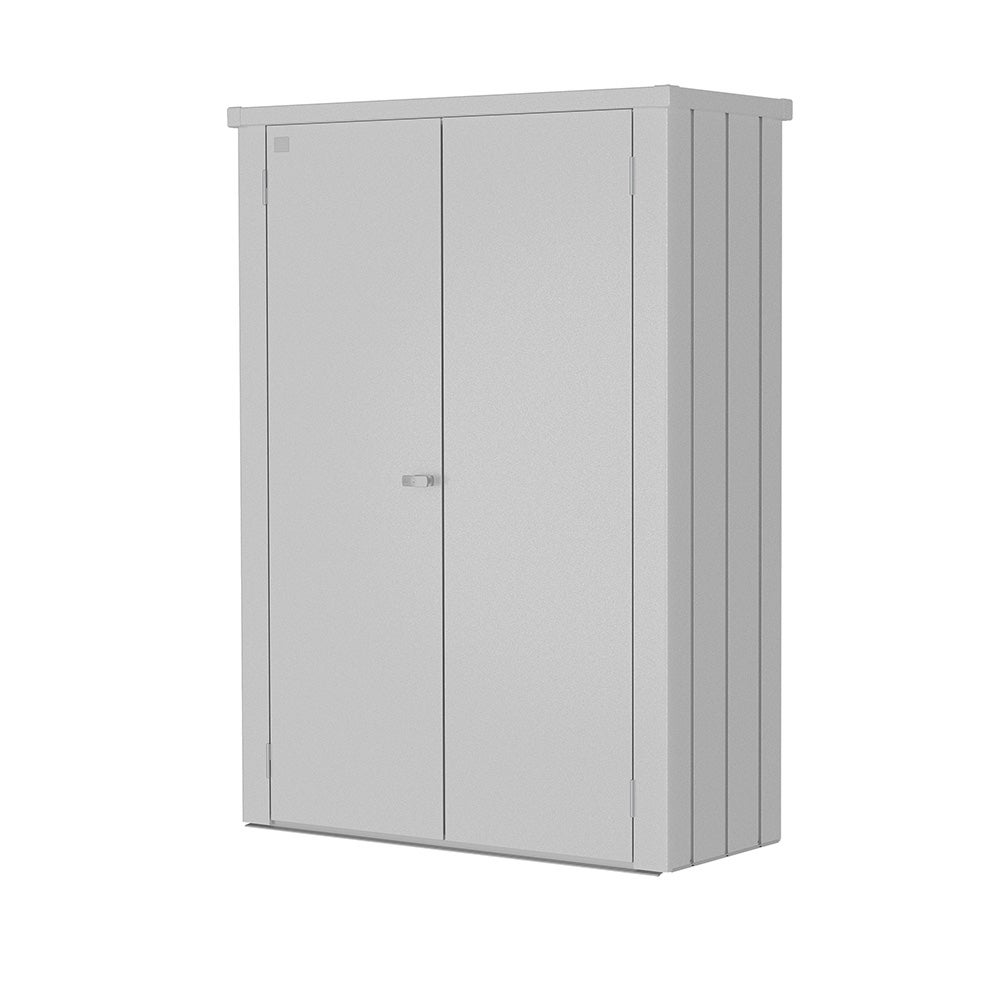 Romeo patio cabinet M HIGH metallic silver