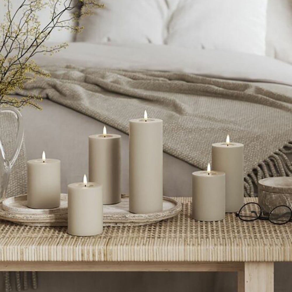 LED block light 7.5x10 cm sand