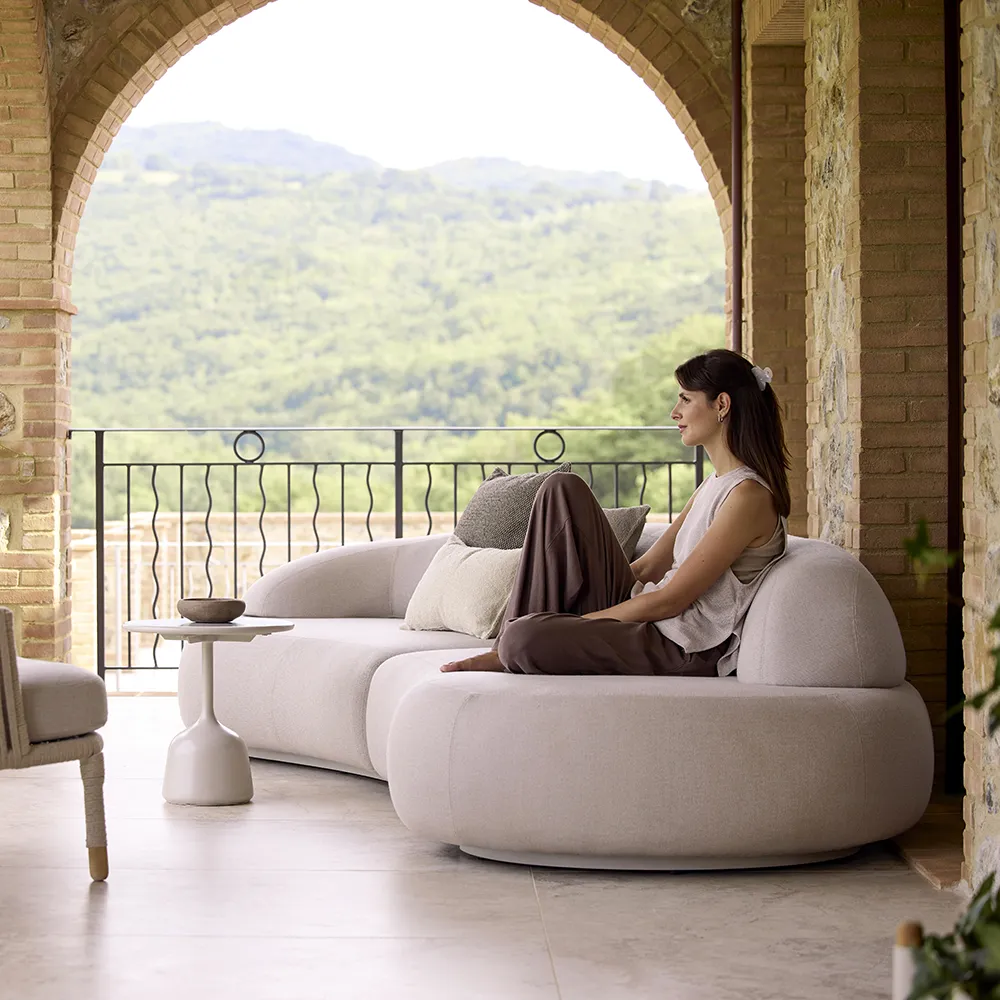 Mellow sofa module left w/short back Sand