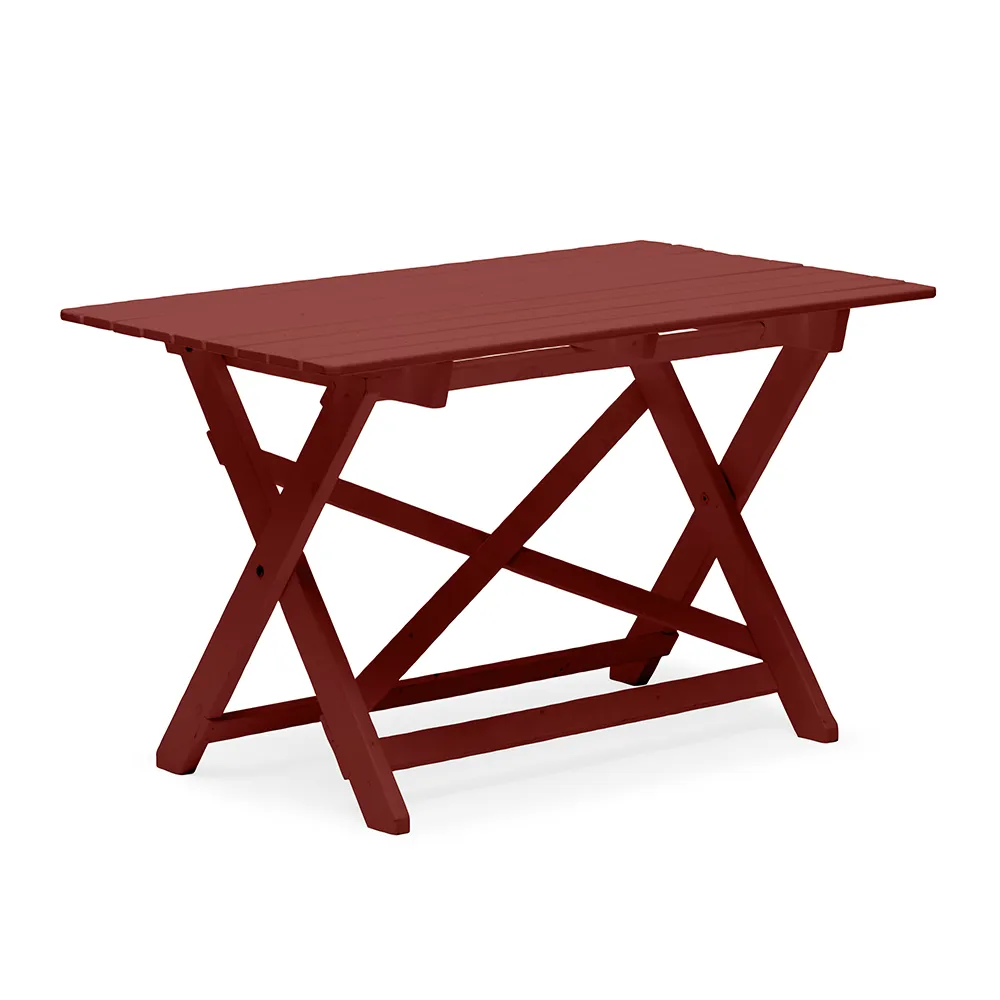  Torpet table 67x109 cm red