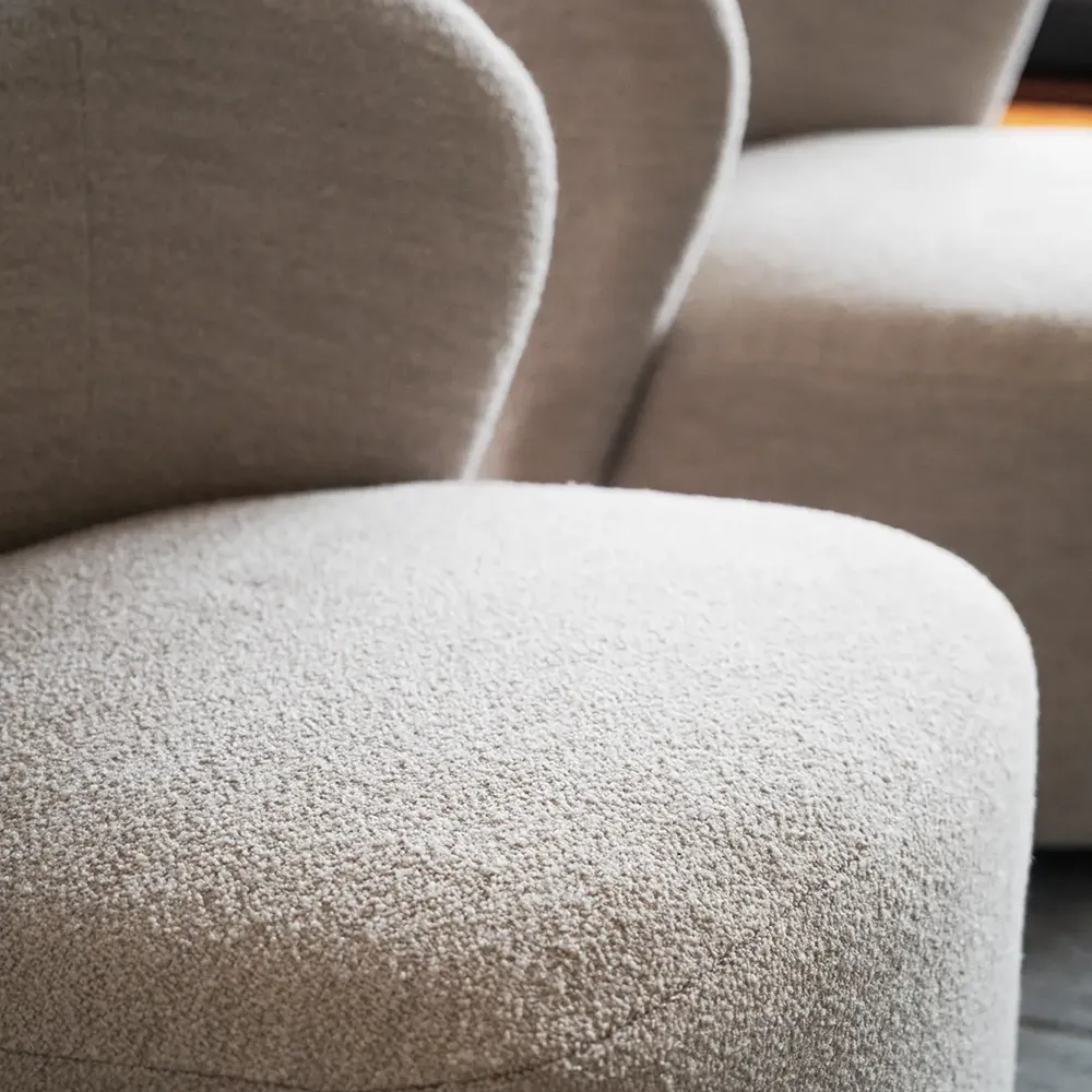 Roselawn swivel armchair in light beige