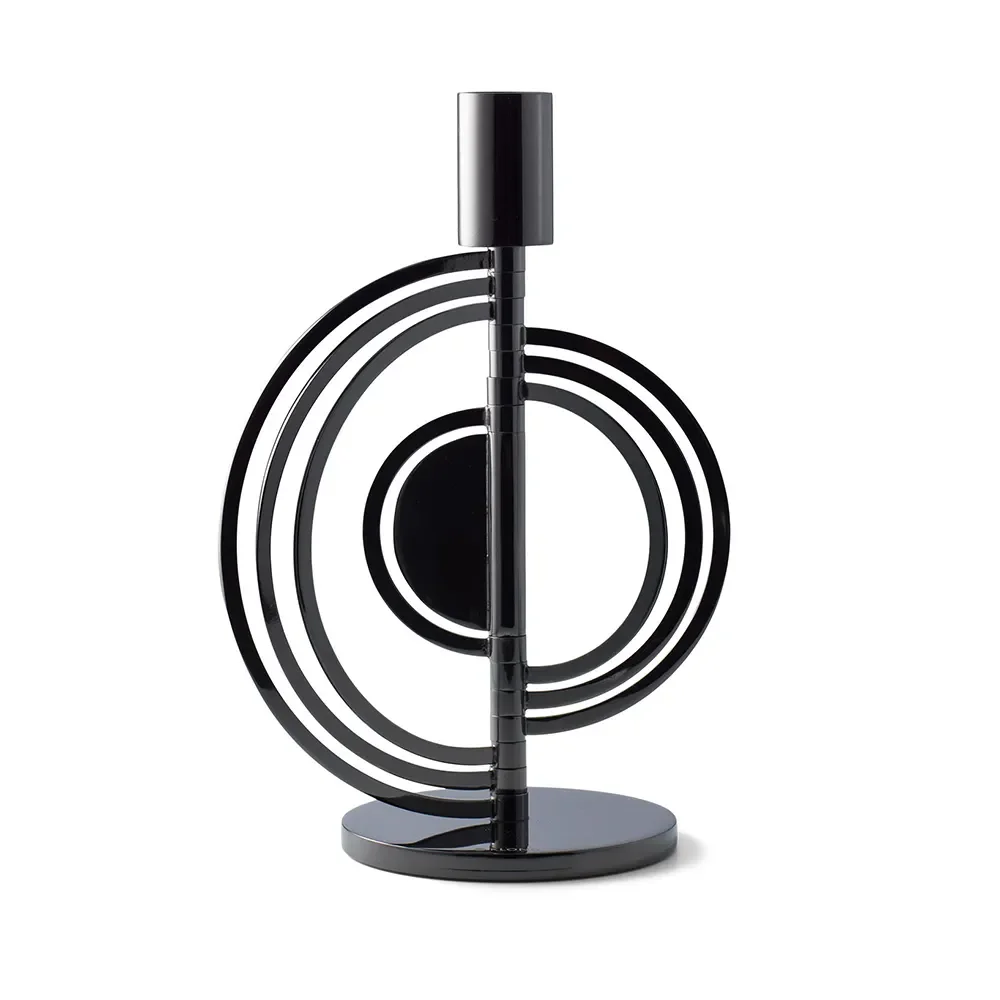 Cirkus Small Black Ø16xH20 cm Brass med en svart finish Klong