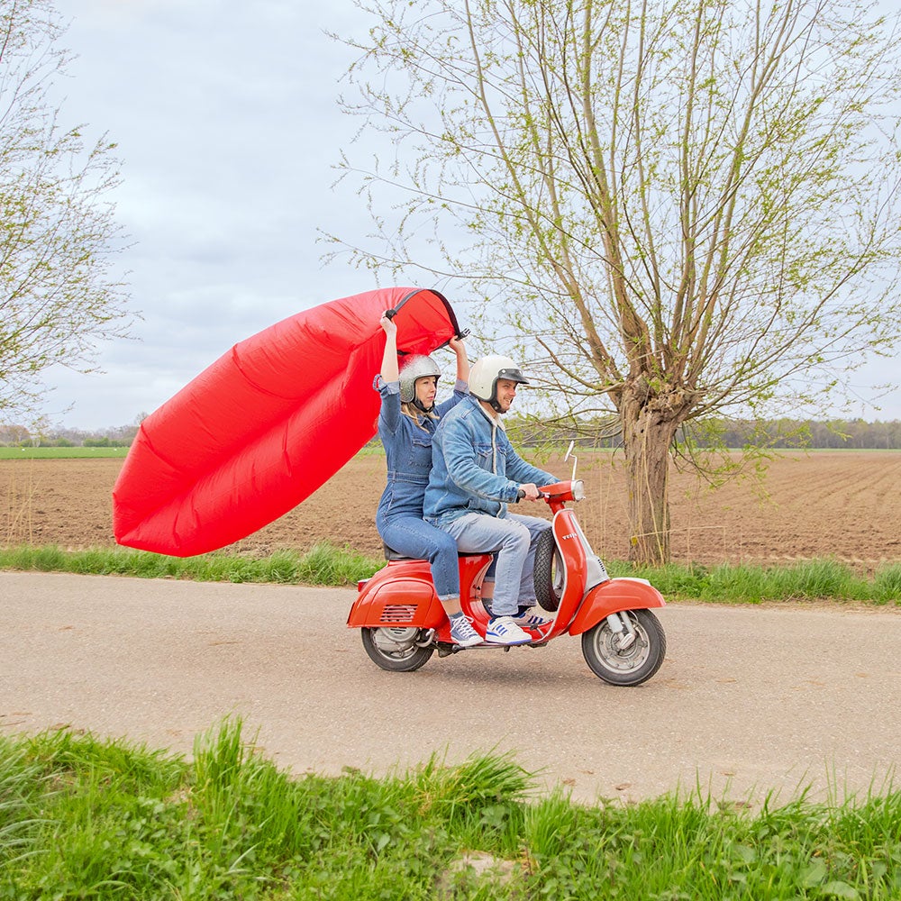 Lamzac inflatable divan sky blue