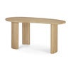 Boomerang Desk Lacquered Oak 160x83 cm