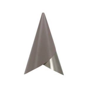 Cornet Lampshade Umber/Steel