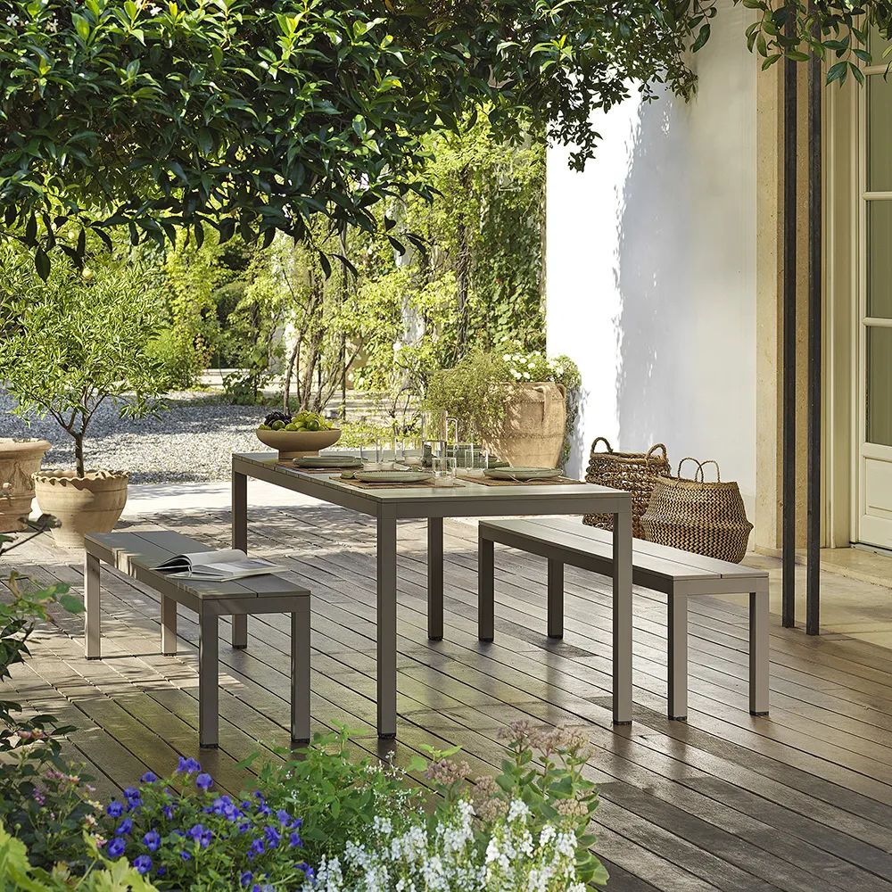 Rio Dining table 140/210x85 cm Tortora