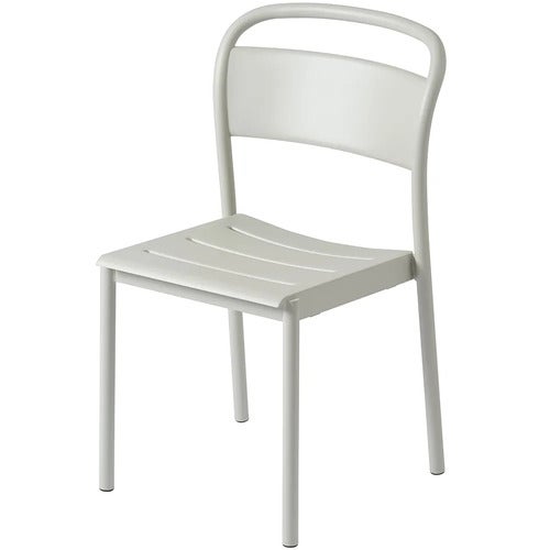 Linear Steel Dining chair Grey 