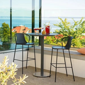Peace bar table 80 cm anthracite 
