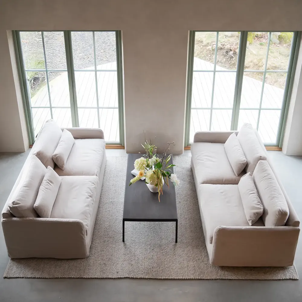 Peyton sofa 3-seater fabric Ursula beige