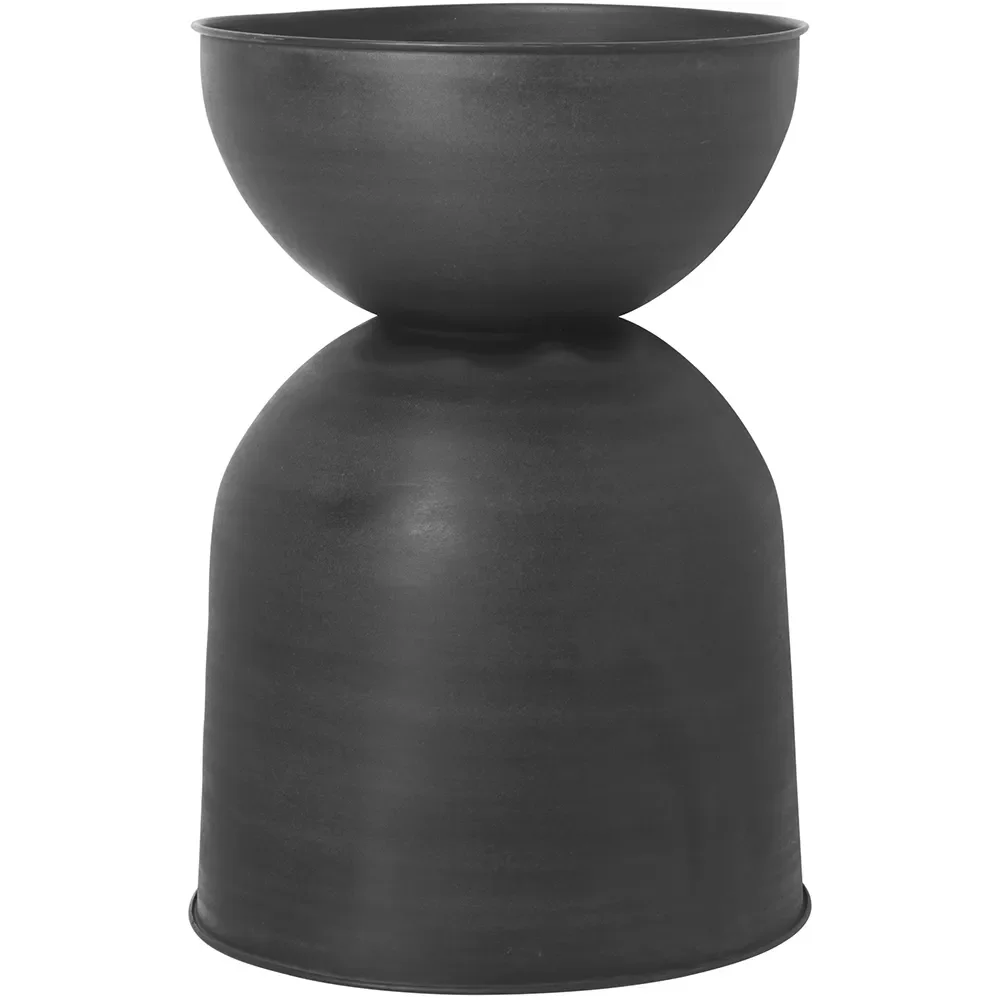 Hourglass Pot Large Black