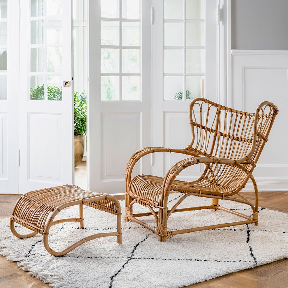 Teddy Rattan Armchair Natural