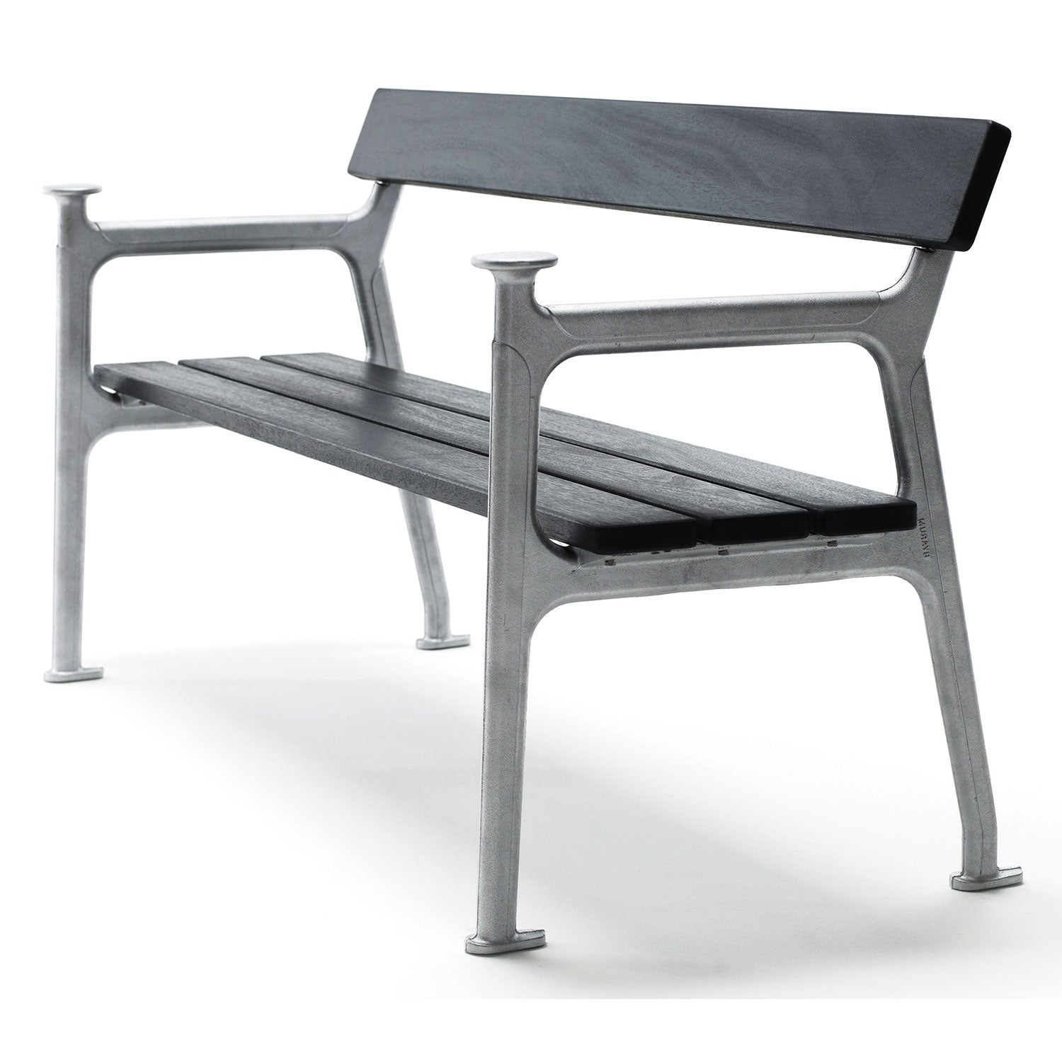 Vilamoura sofa / g:natural / w:black las. mah. Byarum