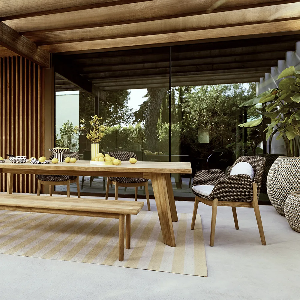 CALADIO armchair DF3 teak 0205 salak 0240