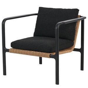 Motty armchair    Black / Teddy Black