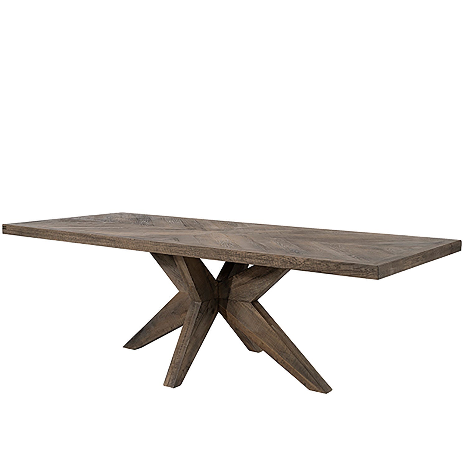 Justin dining table 240 x 100 cm Silver back