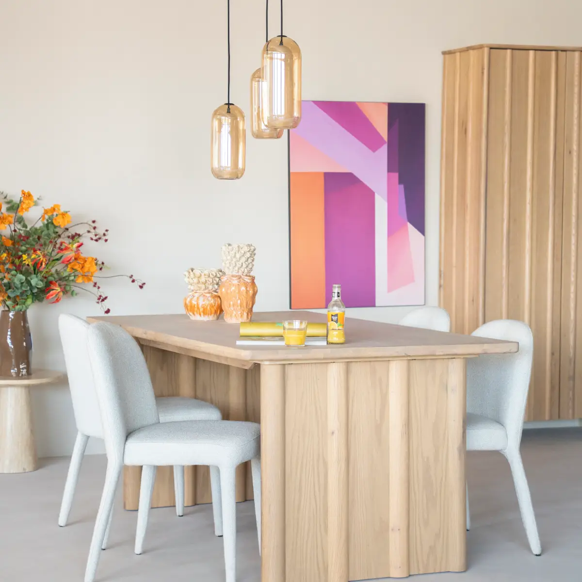 Jake Dining table 180x100 cm - natural