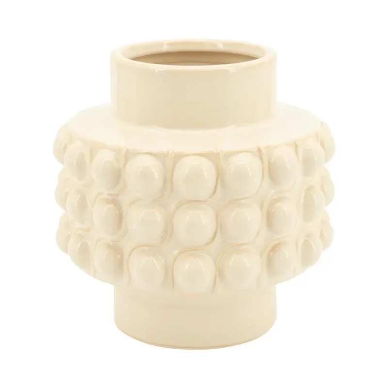 Saga small 21x21x21 cm Earthenware off white