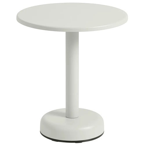 Linear Steel Coffee Table Ø42 cm Grey 