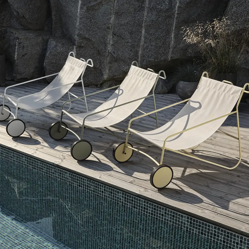 Poul armchair dusty green