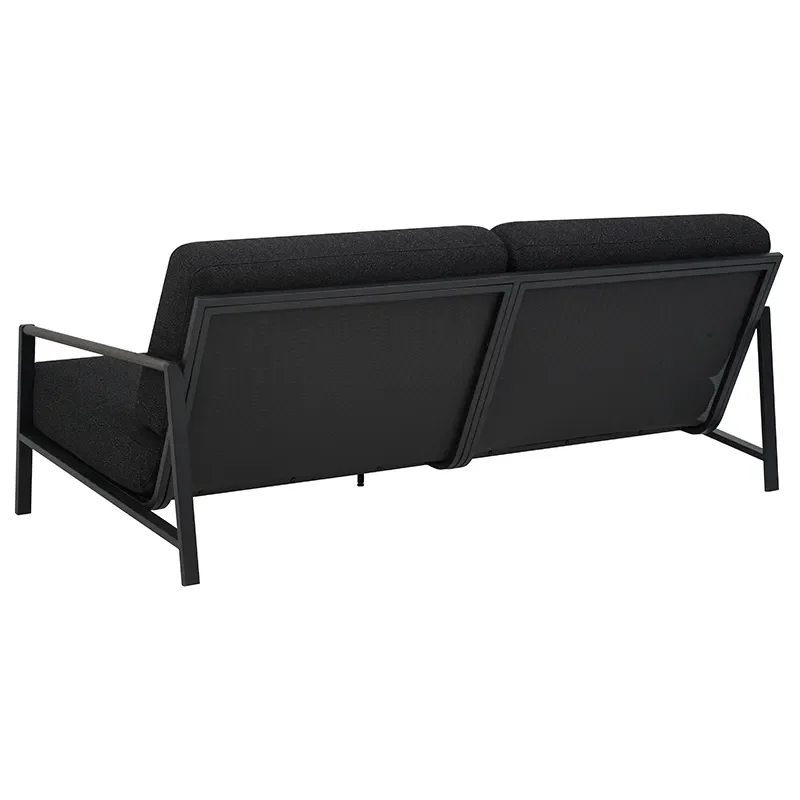 Lyra sofa Black / Teddy black