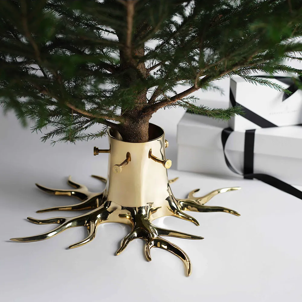 Christmas tree base Gold