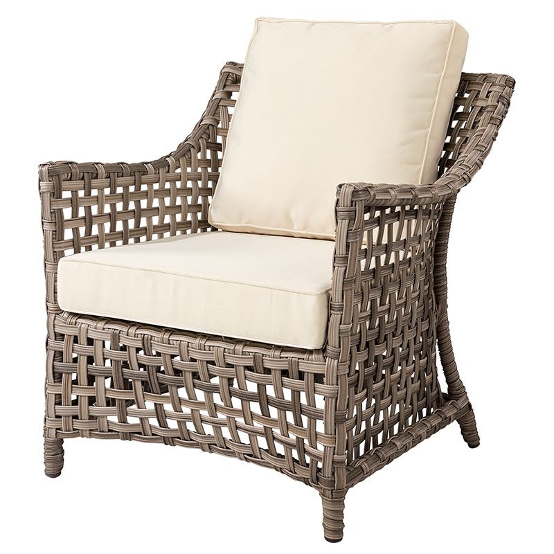 Malaga armchair in synthetic rattan