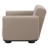 Bolster armchair Antracit / Teddy Beige