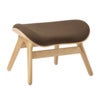 A Conversation Piece Ottoman Footstool Oak/Mocca