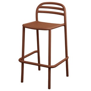 Bliss barchair, stackable Desert red, aluminium