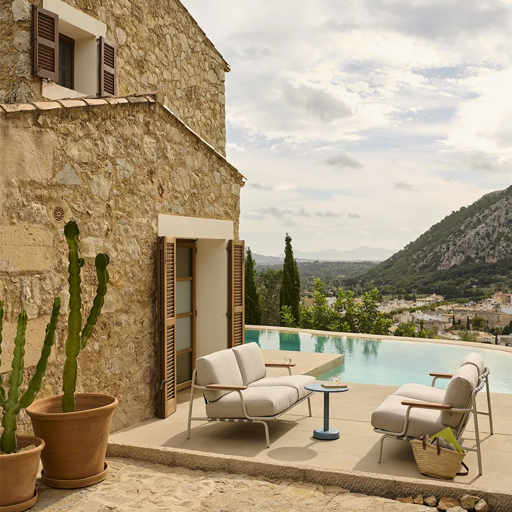 Settle 2-seater sofa Laze 1/Grey 