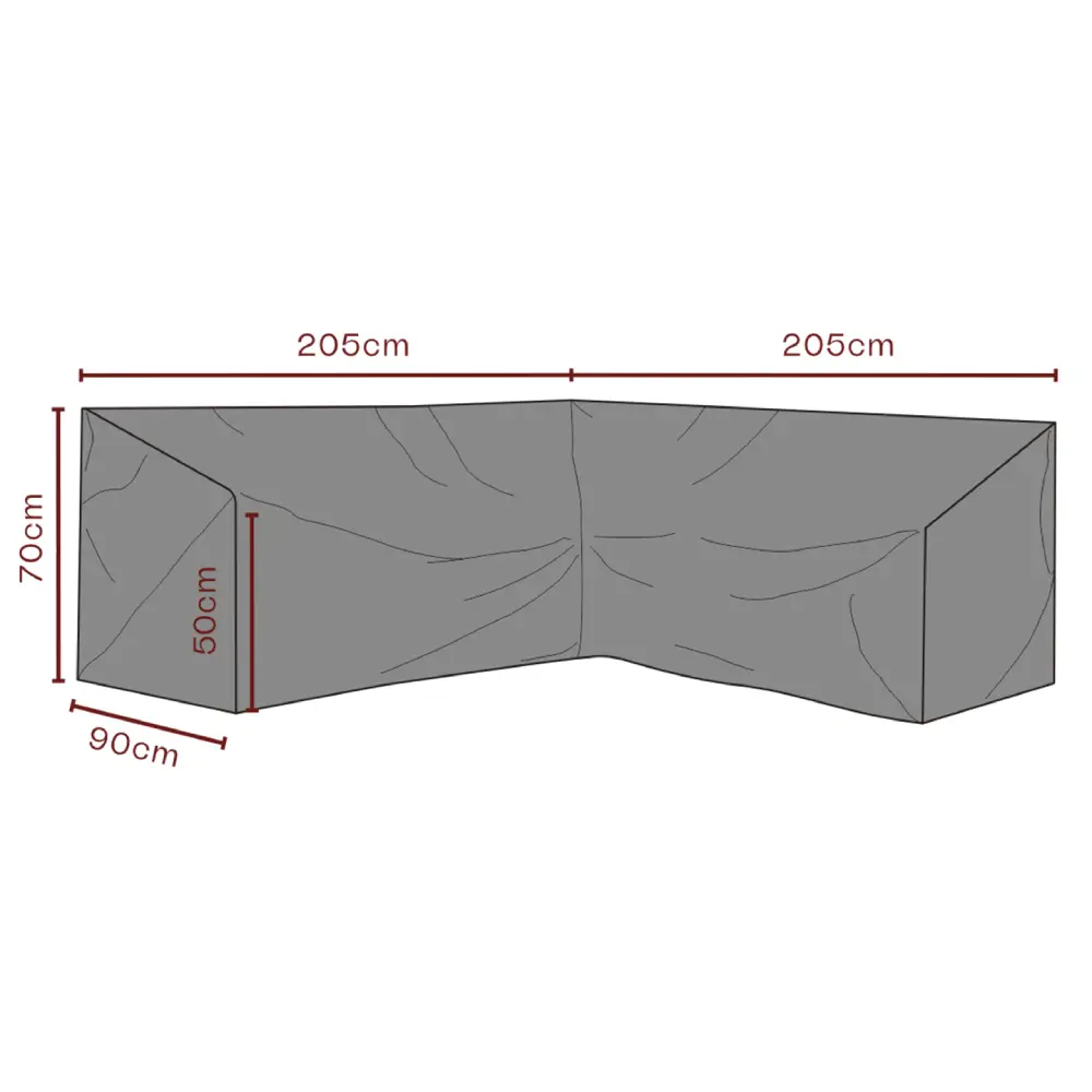 Furniture cover corner sofa 205/205x90 cm Premium