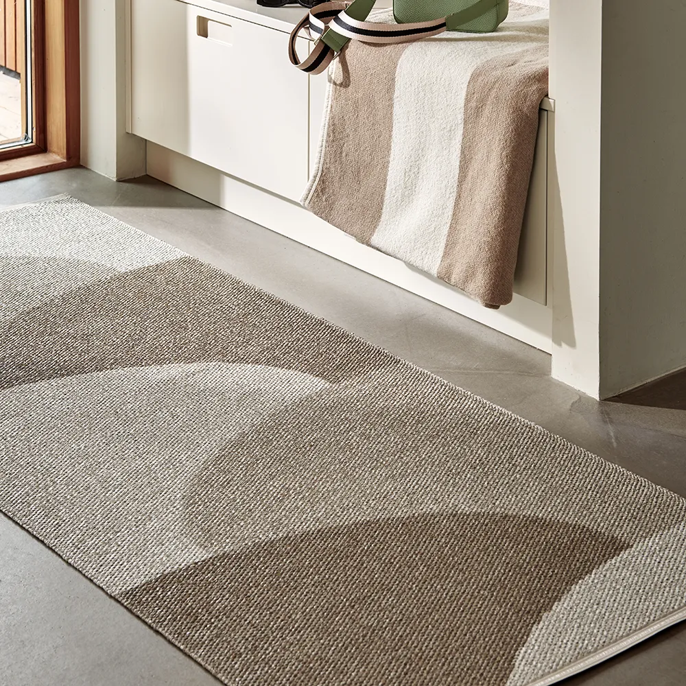 Hill carpet Dark Linen/Linen/Fossil Grey 70 x 360cm