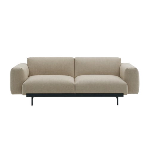 In Situ 2-seat modular sofa Config 1 - Ecriture240/Black