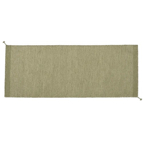 Ply Rug 200x80 cm Moss Green 