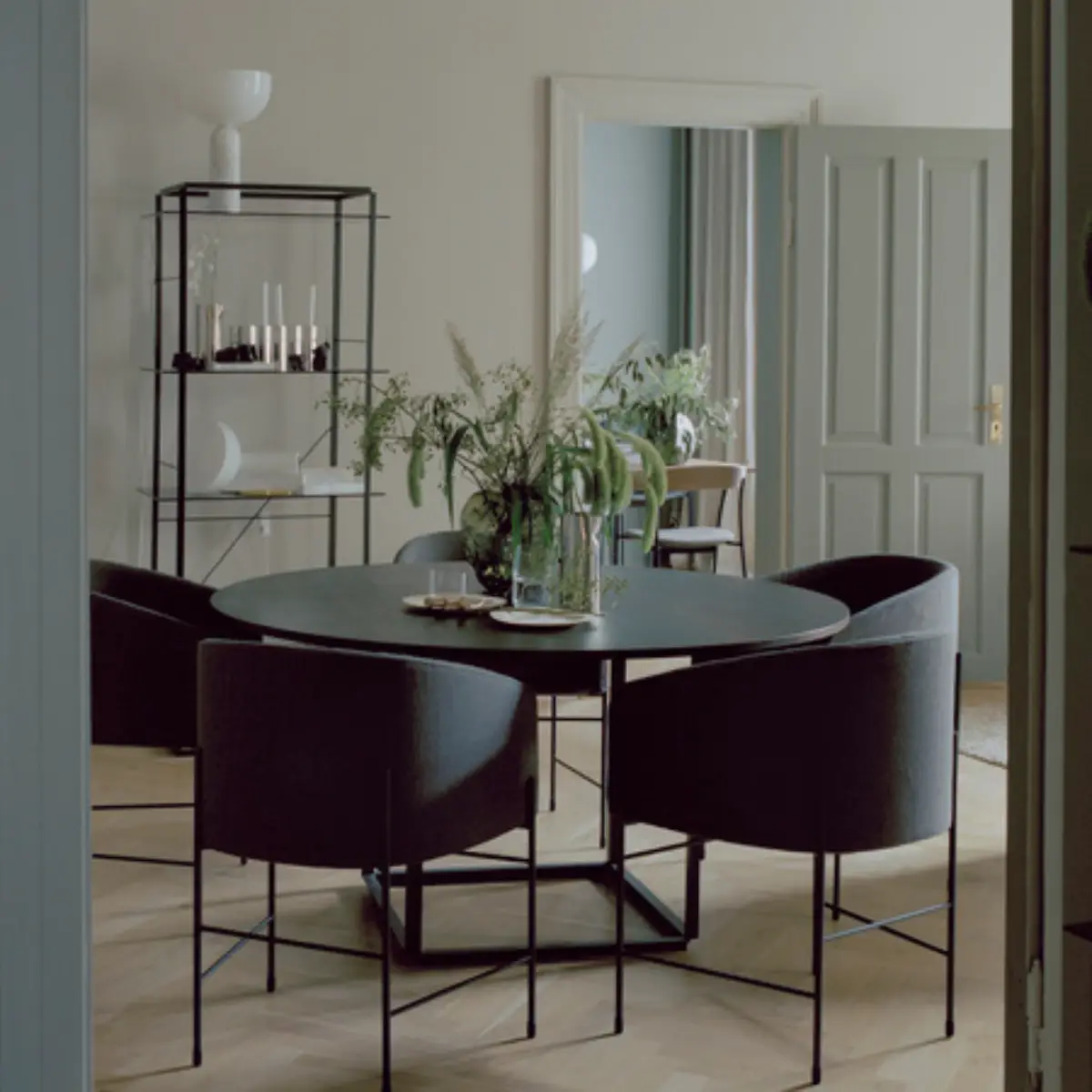 Florence Tabletop Ø145cm Black Stained Ash