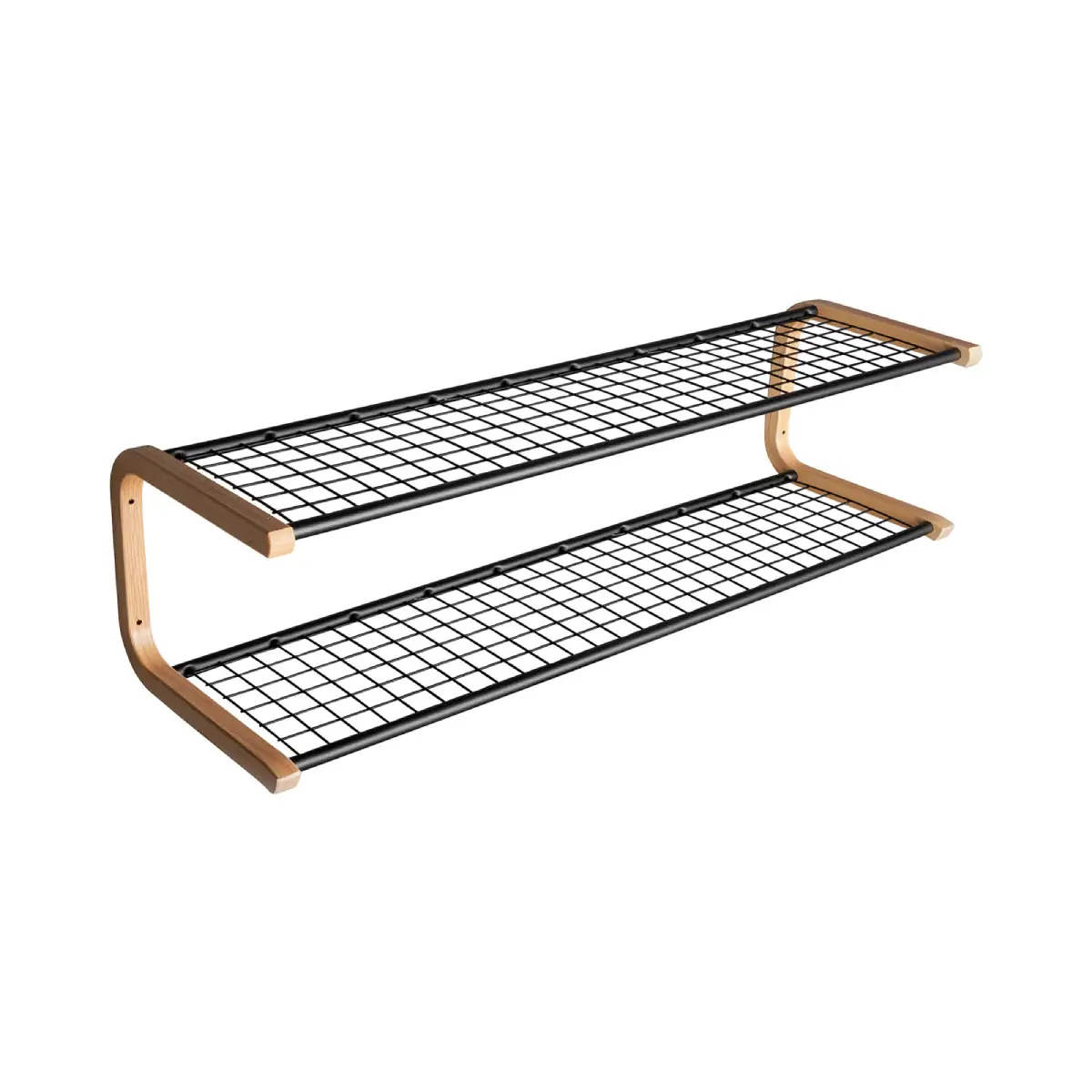 Anna Shoe shelf 100 cm Black Oak