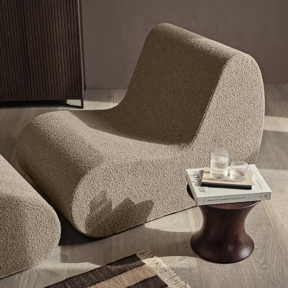 Rouli Center module Bouclé Sand