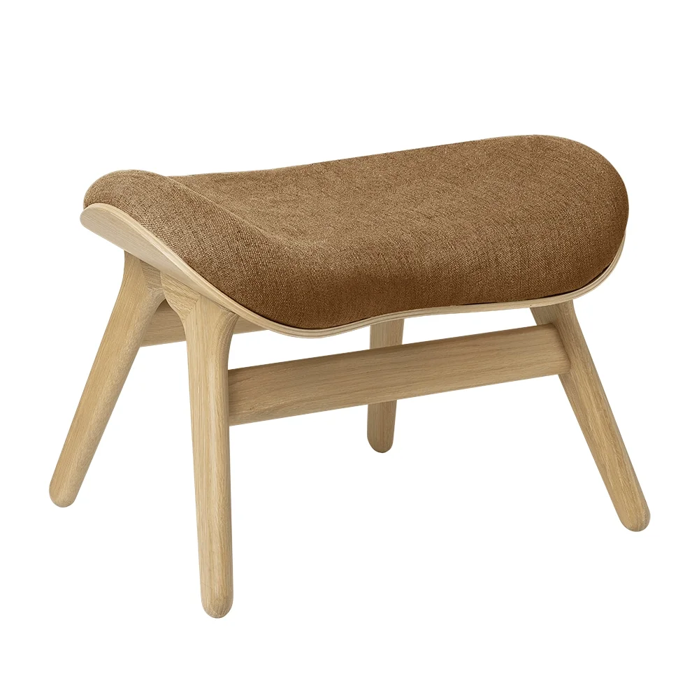 A Conversation Piece Ottoman Footstool Oak/Sugar Brown