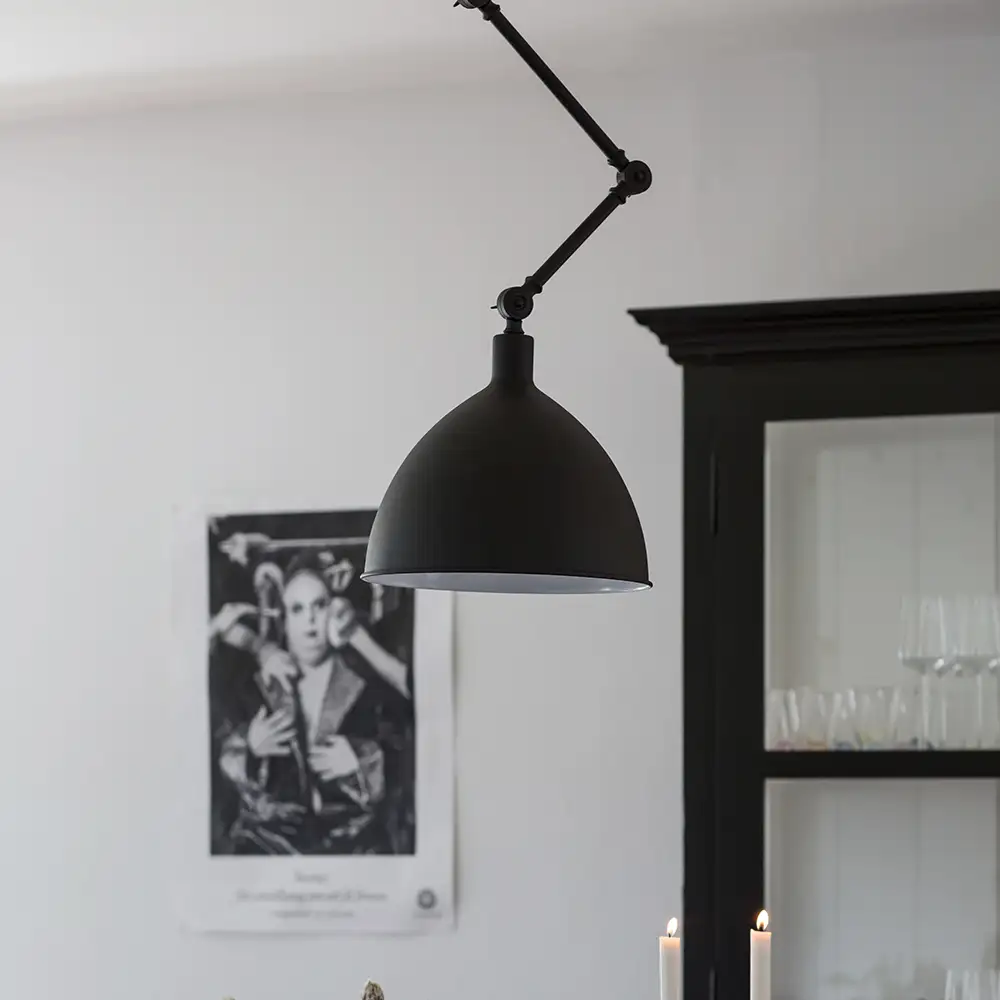 Bazar Ceiling Light Ø30cm Sand Black