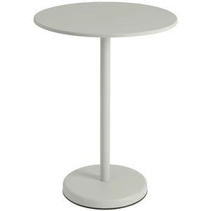 Linear Steel Bar table Ø70 h: 95 cm Grey 