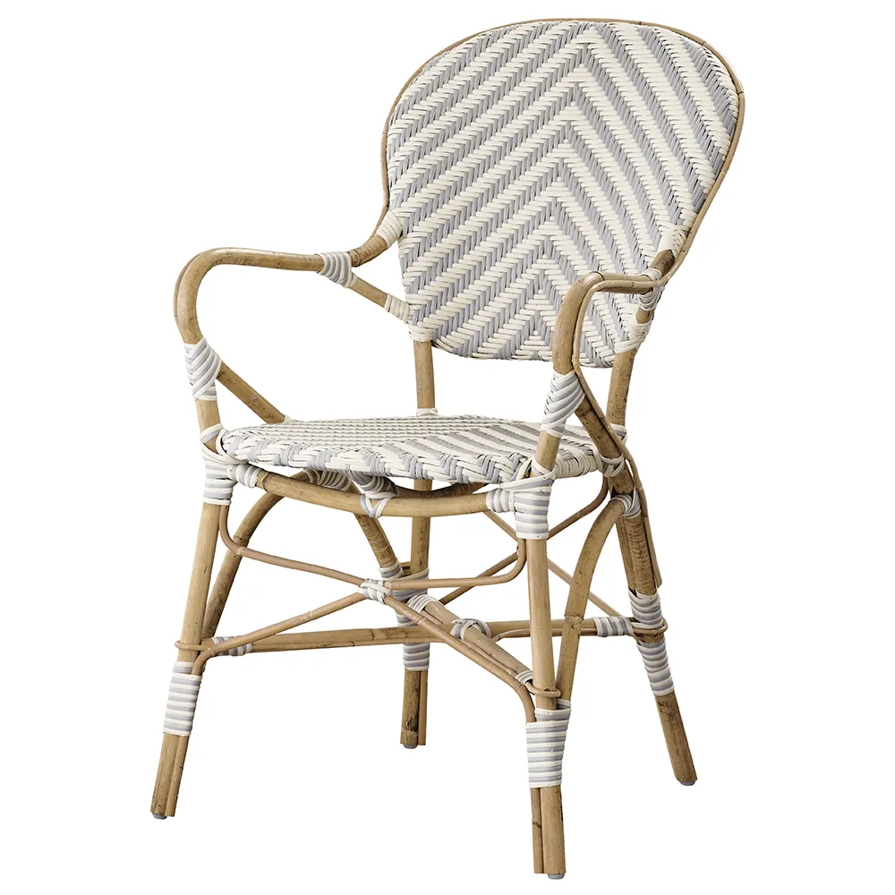 Isabell Armchair Ivory/Grey