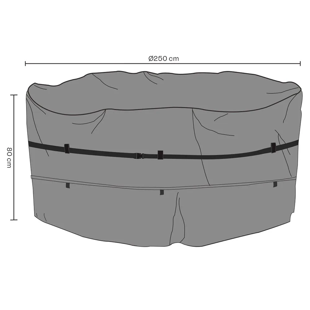 Furniture cover Dining group Round 250x80 cm Premium